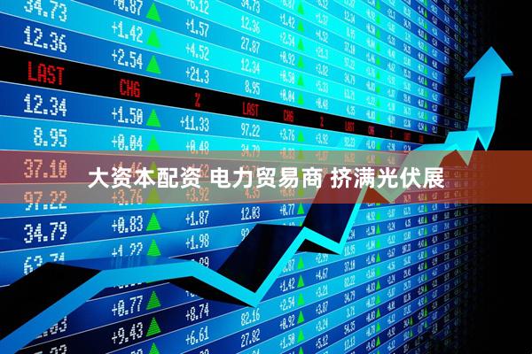 大资本配资 电力贸易商 挤满光伏展